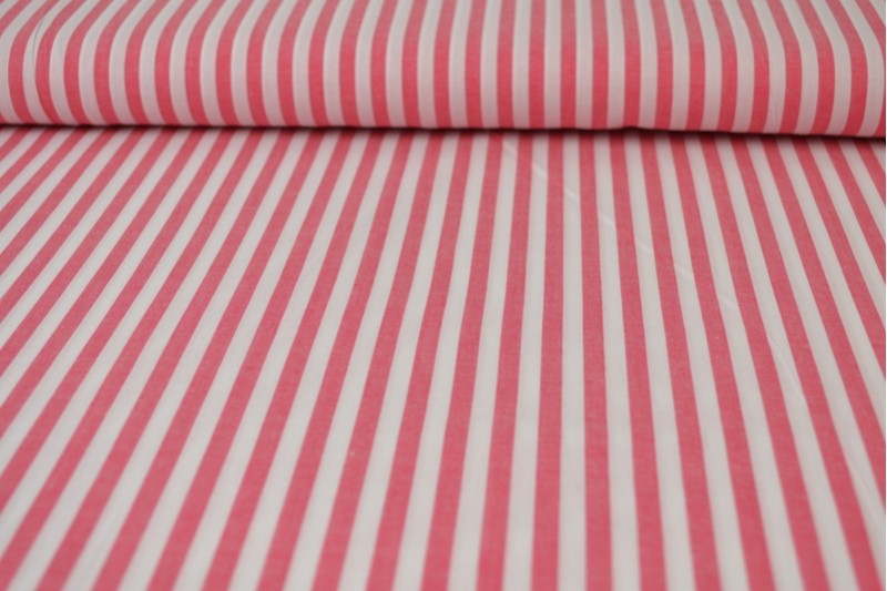 PINK GINGHAM RANDIGT BOMULLSTYG 6,5 MM GINGHAM RUTOR – OEKO-TEX BOMULL, LÄTT & ANDNINGSBART
