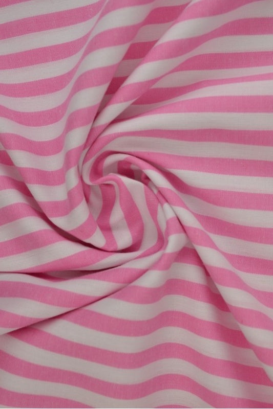 ROSA GINGHAM RANDIGT BOMULLSTYG 6,5 MM GINGHAM RUTOR – OEKO-TEX BOMULL, LÄTT & ANDNINGSBART