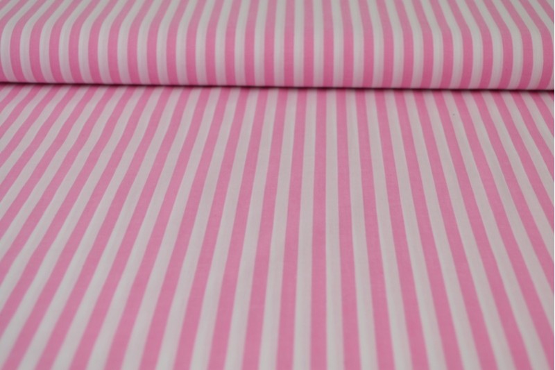 ROSA GINGHAM RANDIGT BOMULLSTYG 6,5 MM GINGHAM RUTOR – OEKO-TEX BOMULL, LÄTT & ANDNINGSBART