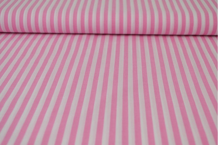 ROSA GINGHAM RANDIGT BOMULLSTYG 6,5 MM GINGHAM RUTOR – OEKO-TEX BOMULL, LÄTT & ANDNINGSBART