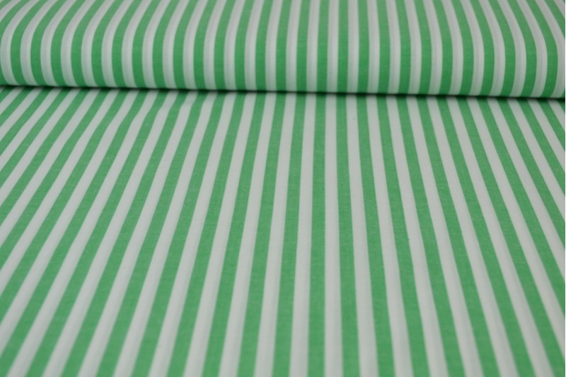 LJUSGRÖN GINGHAM RANDIGT BOMULLSTYG 6,5 MM GINGHAM RUTOR – OEKO-TEX BOMULL, LÄTT & ANDNINGSBART