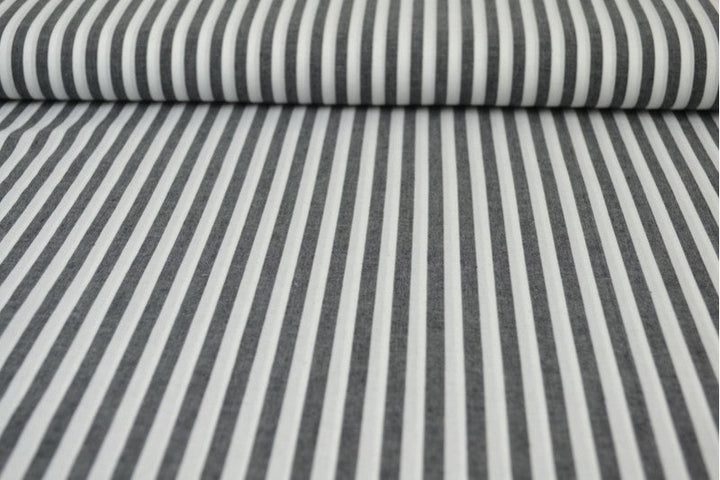 SVART GINGHAM RANDIGT BOMULLSTYG 6,5 MM GINGHAM RUTOR – OEKO-TEX BOMULL, LÄTT & ANDNINGSBART