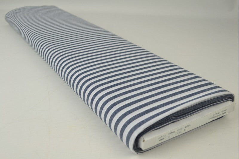 NAVY GINGHAM RANDIGT BOMULLSTYG 6,5 MM GINGHAM RUTOR – OEKO-TEX BOMULL, LÄTT & ANDNINGSBART