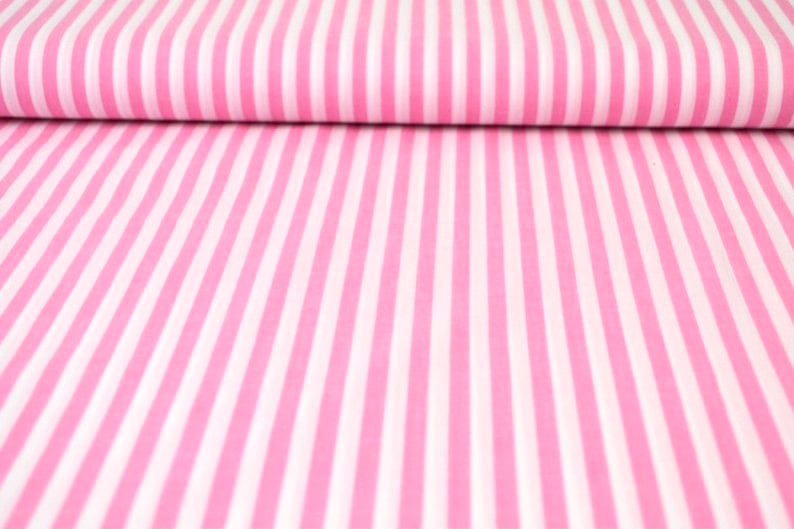 G&M Cotton Gingham Stripes 6,5 mm 6,5 MM STRIBET GINGHAM LYSERØD