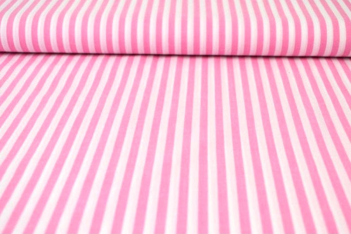 G&M Cotton Gingham Stripes 6,5 mm 6,5 MM STRIBET GINGHAM LYSERØD