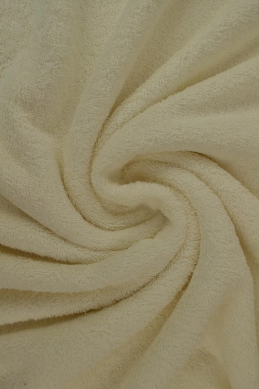 RÅVIT DUBBELSIDIG FROTTÉ – ABSORBERANDE HANDDUKSTYG (OEKO-TEX)