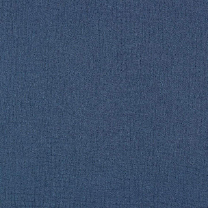 G&M Økologisk Musselin / Double Gauze INDIGO BLÅ ØKOLOGISK MUSSELIN / DOUBLE GAUZE