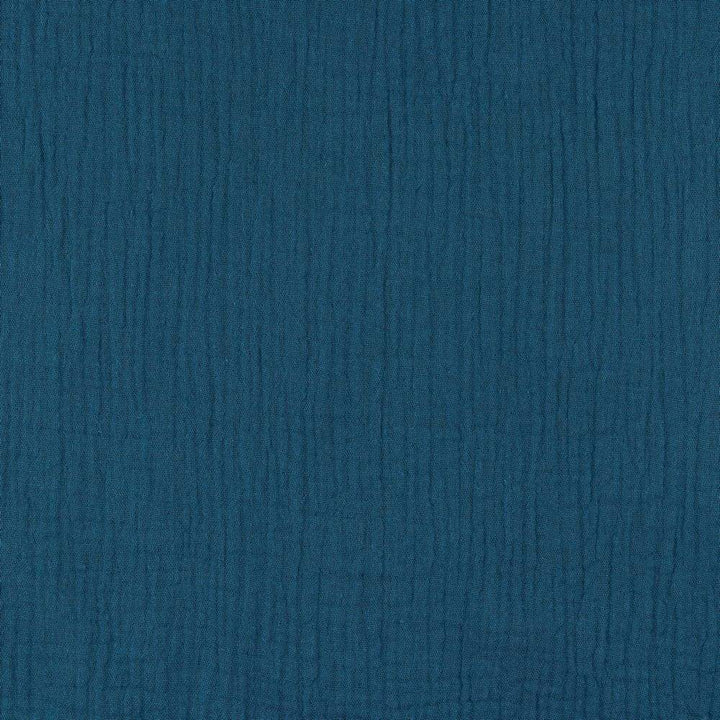 G&M Økologisk Musselin / Double Gauze PETROLEUM ØKOLOGISK MUSSELIN / DOUBLE GAUZE