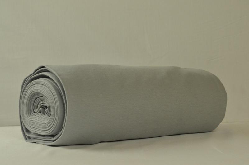 GRÅ MUDDVÄV – BOMULLSMUDD MED STRETCH