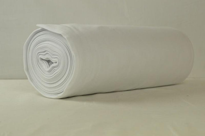 VIT MUDDVÄV – BOMULLSMUDD MED STRETCH