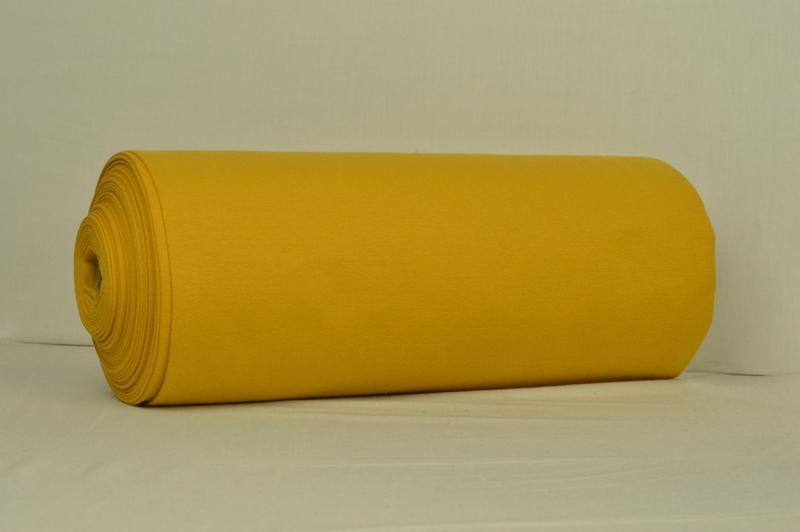 SENAPSGUL MUDDVÄV – BOMULLSMUDD MED STRETCH