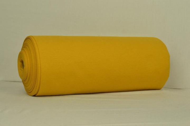 SENAPSGUL MUDDVÄV – BOMULLSMUDD MED STRETCH