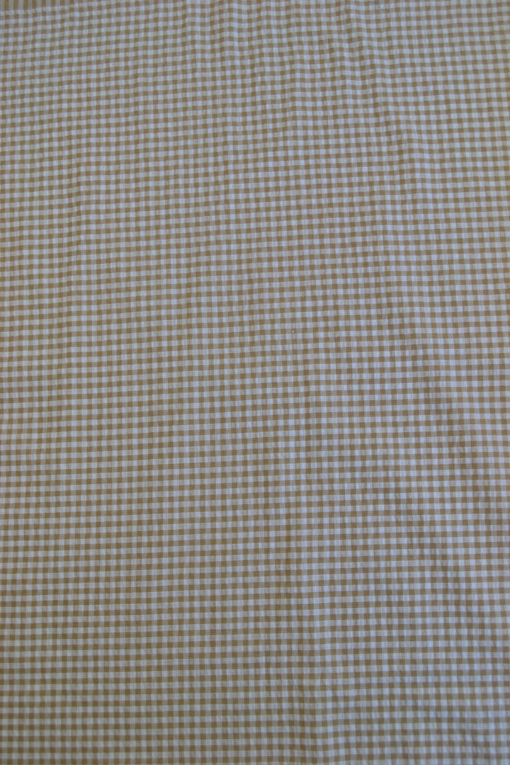 G&M Seersucker LYSEBRUN BÆK OG BØLGE M. TERN