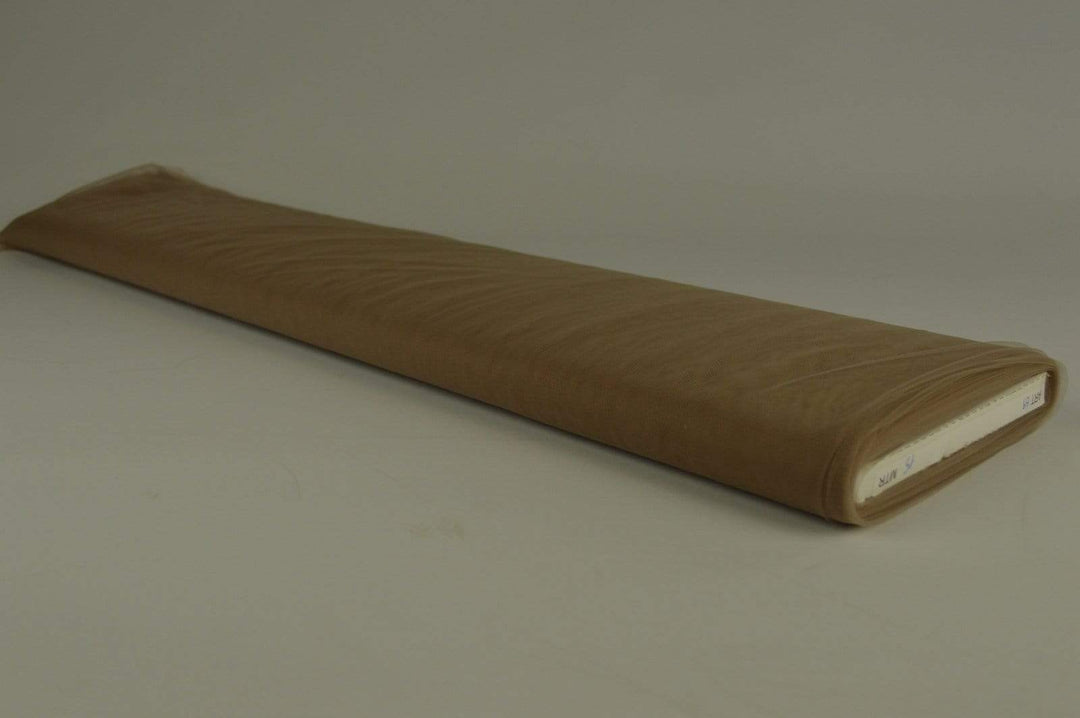 TAUPE MJUKT TYLL MED STRETCH