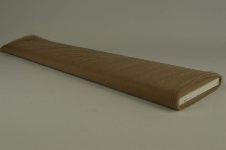 TAUPE MJUKT TYLL MED STRETCH