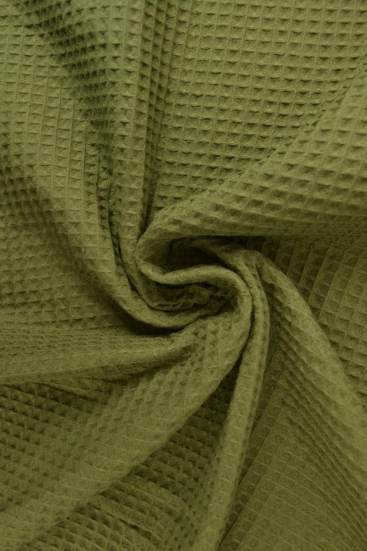 MOSGRÖN VÅFFEL PIQUÉ – ABSORBERANDE & SNABBTORKANDE