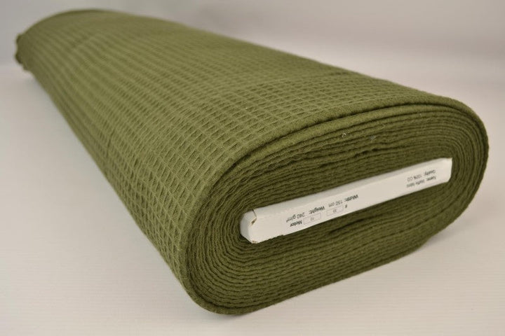 MOSGRÖN VÅFFEL PIQUÉ – ABSORBERANDE & SNABBTORKANDE