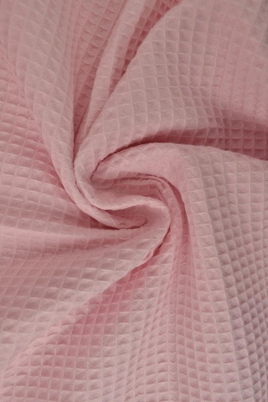 LJUSROSA VÅFFEL PIQUÉ – ABSORBERANDE & SNABBTORKANDE