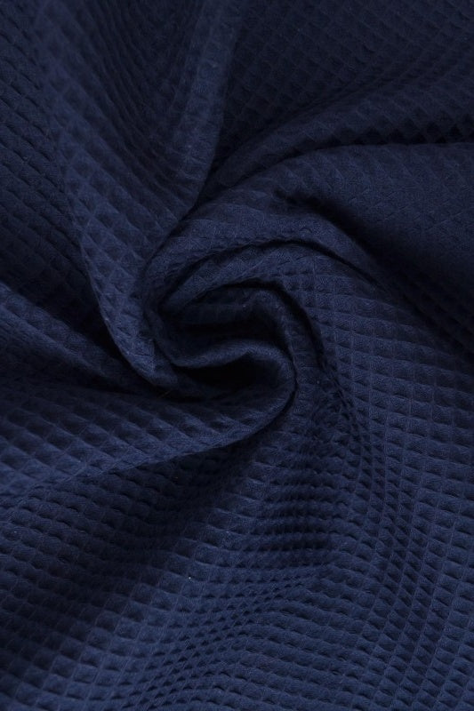 NAVY VÅFFEL PIQUÉ – ABSORBERANDE & SNABBTORKANDE