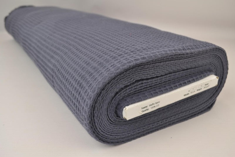 MÖRKGRÅ VÅFFEL PIQUÉ – ABSORBERANDE & SNABBTORKANDE