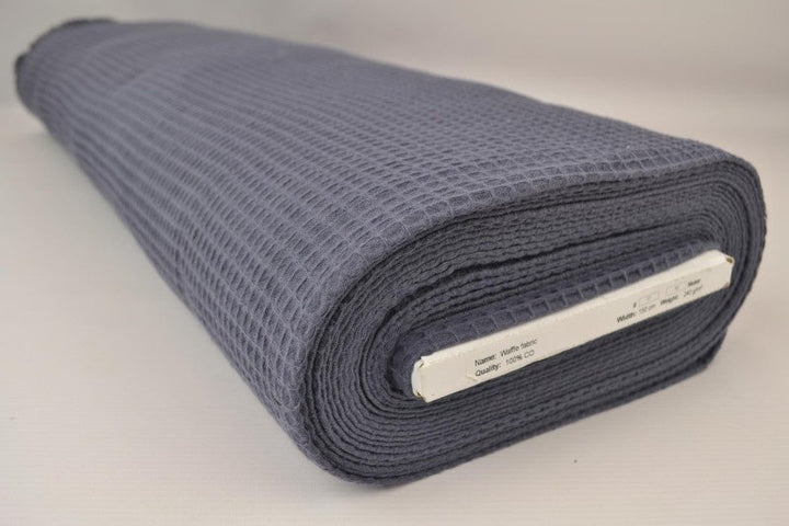 MÖRKGRÅ VÅFFEL PIQUÉ – ABSORBERANDE & SNABBTORKANDE