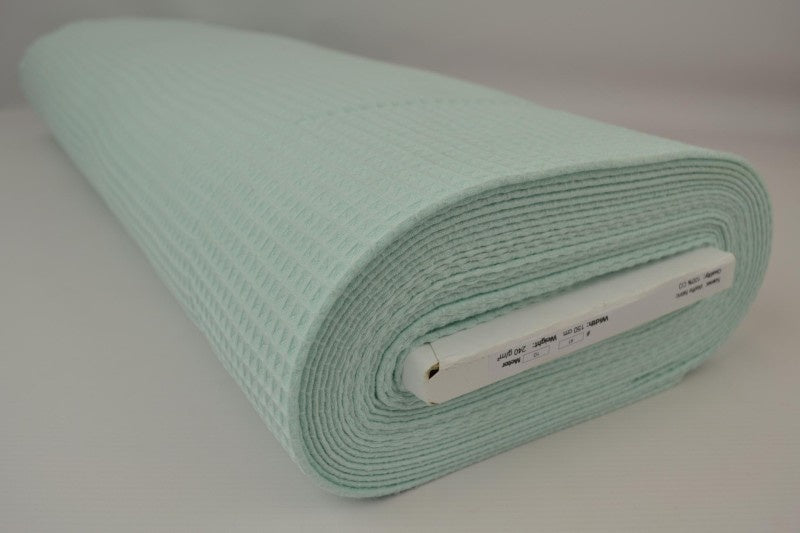 MINTGRÖN VÅFFEL PIQUÉ – ABSORBERANDE & SNABBTORKANDE