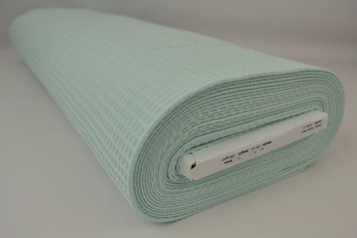 MINTGRÖN VÅFFEL PIQUÉ – ABSORBERANDE & SNABBTORKANDE