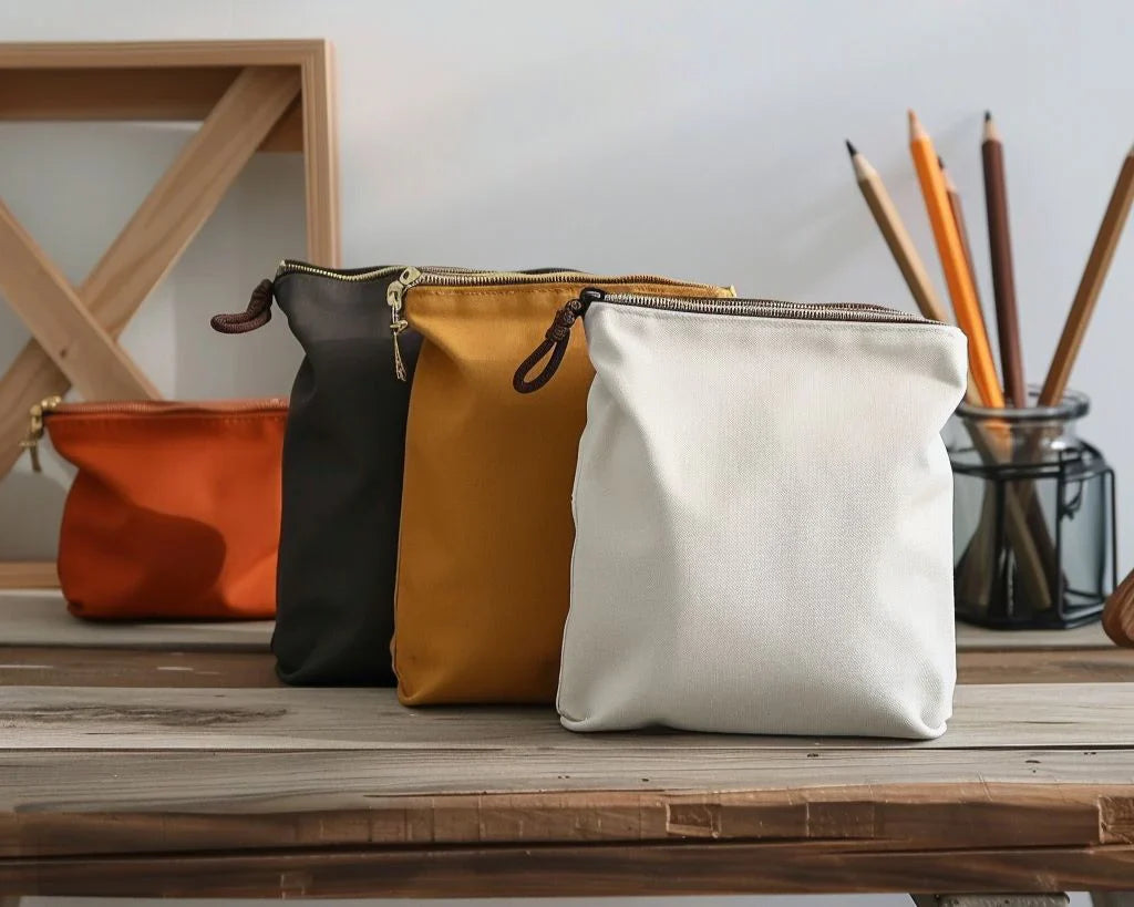 GRÖNGRÅ BOMULLSCANVAS