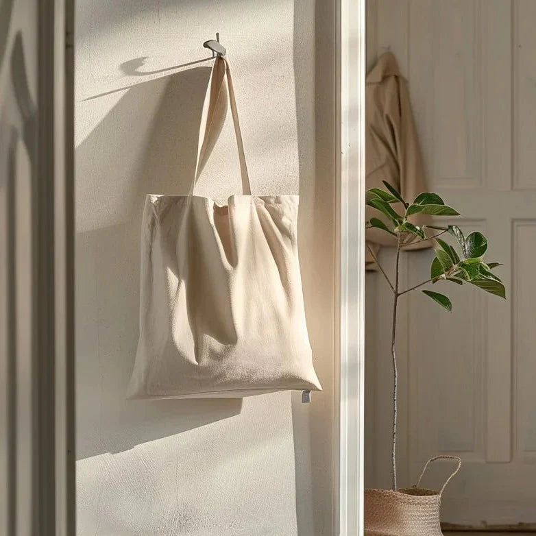 Bomuldscanvas til tote bag og accessories