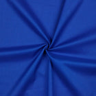 KOBOLTBLÅ EKOLOGISK LÄTT SEMI TRANSPARENT VOILE TYG AV BOMULL