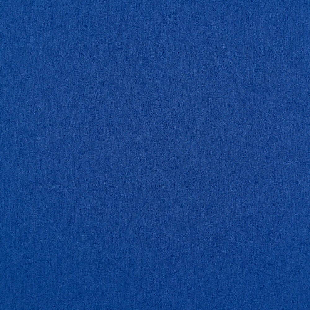 Garn & Metervarer Cotton Voile GOTS KOBOLTBLÅ ØKOLOGISK VOILE STOF AF BOMULD SEMI TRANSPARENT