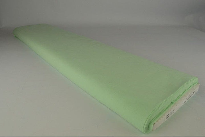 Garn & Metervarer Cotton Voile MINT GRØN VOILE STOF AF BOMULD SEMI TRANSPARENT