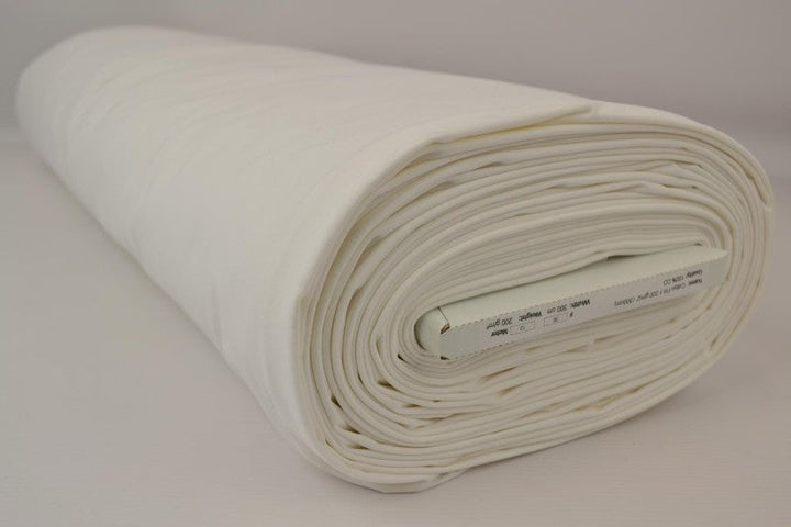 VIT BRANDHÄMMANDE BOMULL PREMIUM – 300 CM, KRAFTIG & MATT