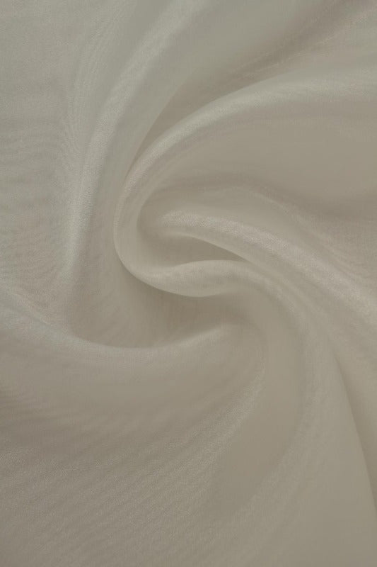 RÅVIT ORGANZA – TRANSPARENT & GLÄNSANDE