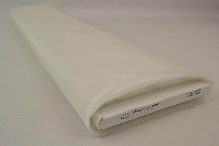 RÅVIT ORGANZA – TRANSPARENT & GLÄNSANDE