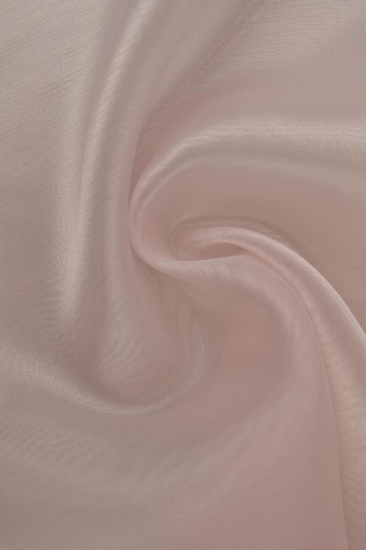 LJUSROSA ORGANZA – TRANSPARENT & GLÄNSANDE