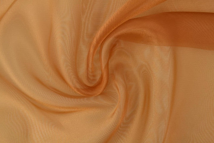 SENAPSGUL ORGANZA – TRANSPARENT & GLÄNSANDE