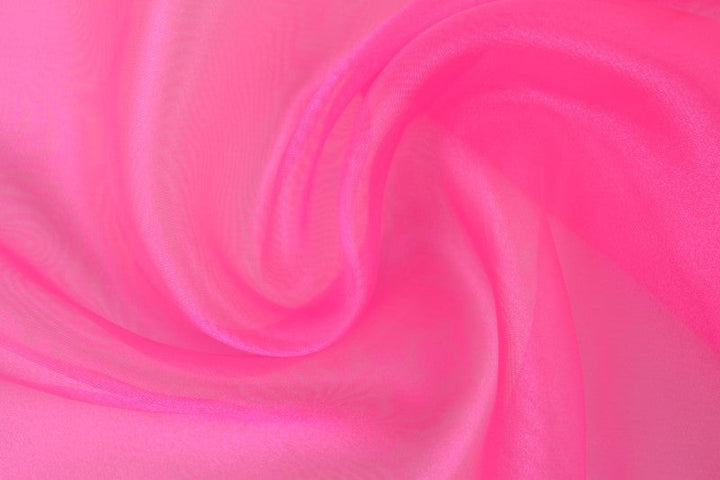FUCHSIA ORGANZA – TRANSPARENT & GLÄNSANDE