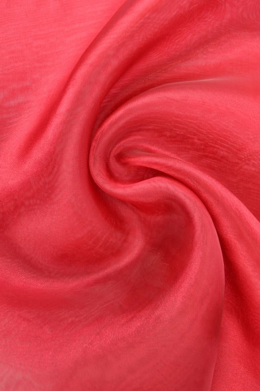 VINRÖD ORGANZA – TRANSPARENT & GLÄNSANDE
