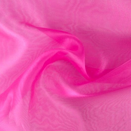 Garn & Metervarer Organza FUCHSIA ORGANZA