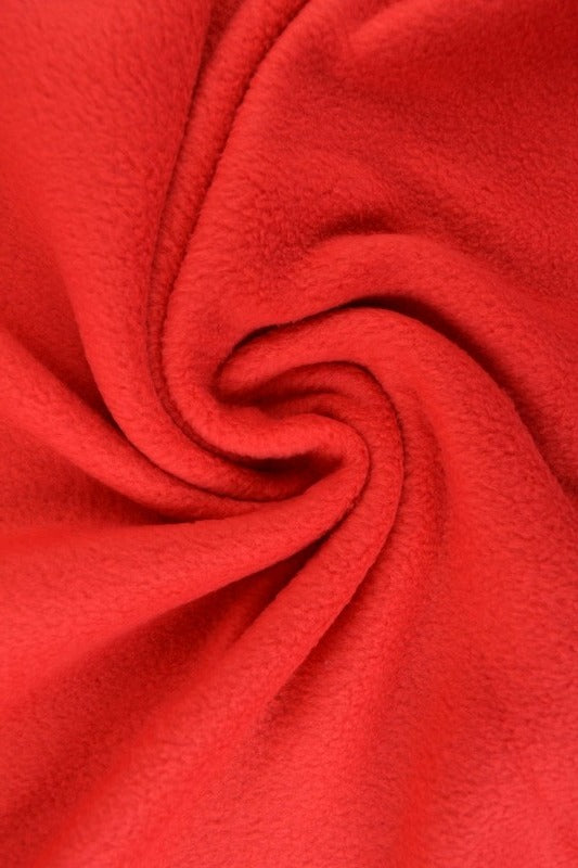RÖD POLAR FLEECE – ANTI-PILLING, VARM & LÄTT