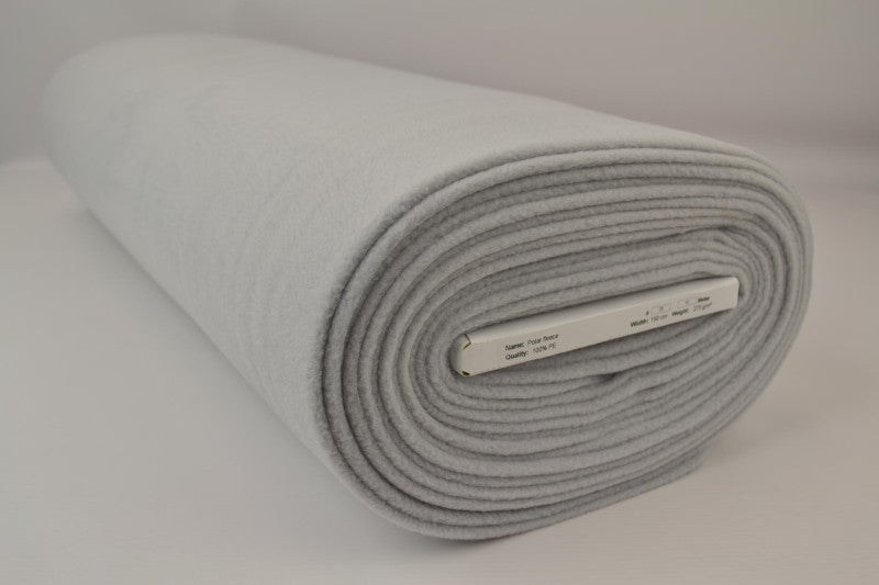 SILVERGRÅ POLAR FLEECE – ANTI-PILLING, VARM & LÄTT