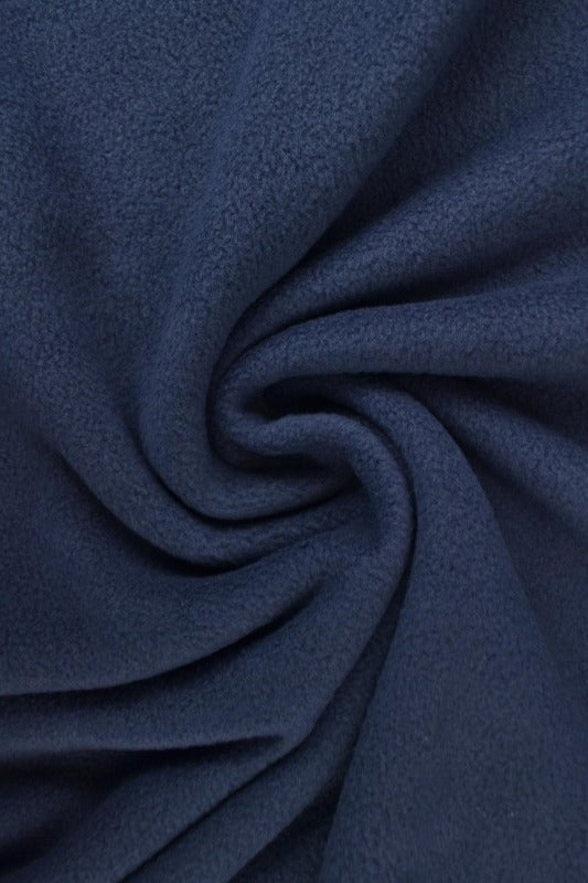 MÖRKBLÅ POLAR FLEECE – ANTI-PILLING, VARM & LÄTT