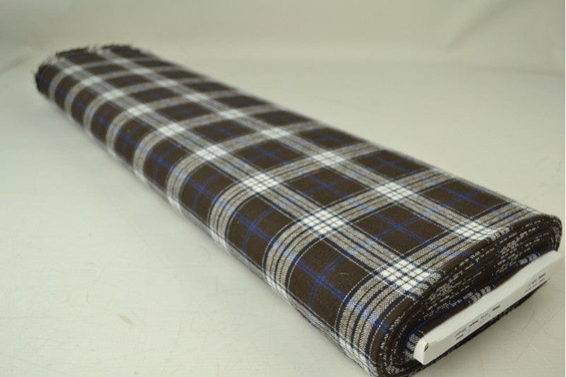 Garn & Metervarer Tartan BRUN SKOTSKTERNET TARTAN FLANNEL