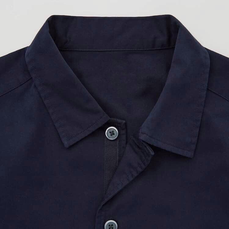 Garn & Metervarer Twill NAVY TWILL STOF MED STRÆK AF BOMULD