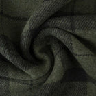 TARTAN ULL/POLYESTER I GRÖN OCH SVART