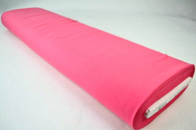 Garn & Metervarer WT French Terry Ensfarvet NEON PINK FRENCH TERRY