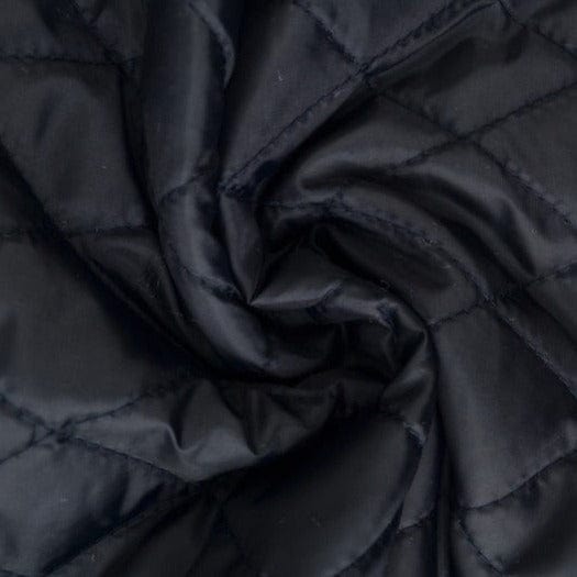 Garn & Metervarer WT Quiltet Lining NAVY FASTVÆVET QUILT FOER/YDERSTOF 2-LAG