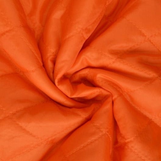 Garn & Metervarer WT Quiltet Lining ORANGE FASTVÆVET QUILT FOER/YDERSTOF 2-LAG