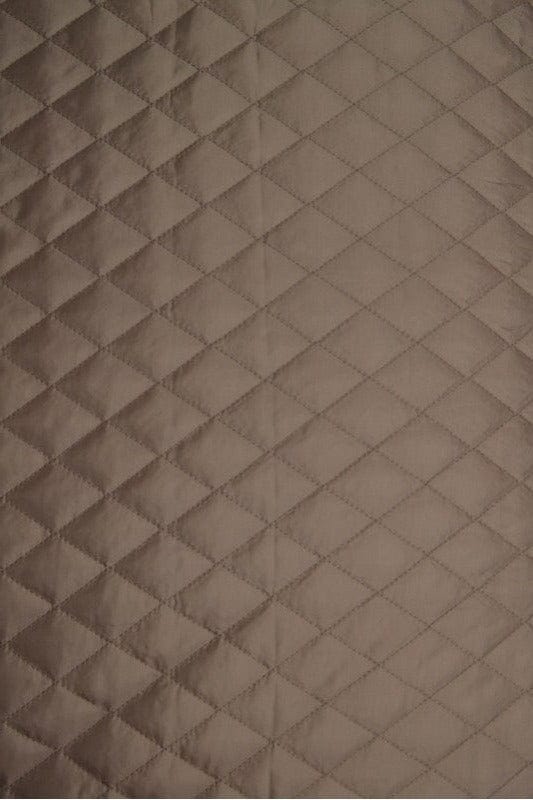 Garn & Metervarer WT Quiltet Lining TAUPE FASTVÆVET QUILT FOER/YDERSTOF 2-LAG